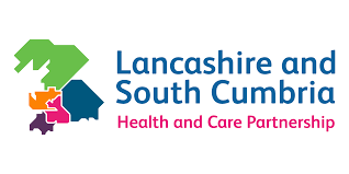 Lancashire and South Cumbria Health and Care Partnership logo