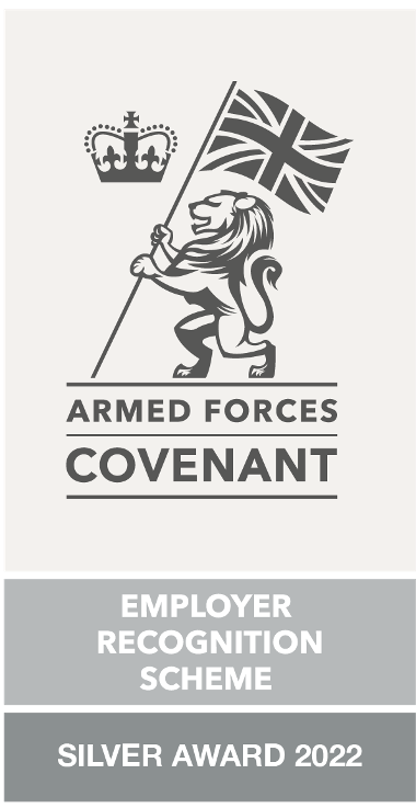 Armed Forces Covenant - Employer Recognition Scheme,  Silver Award 2022