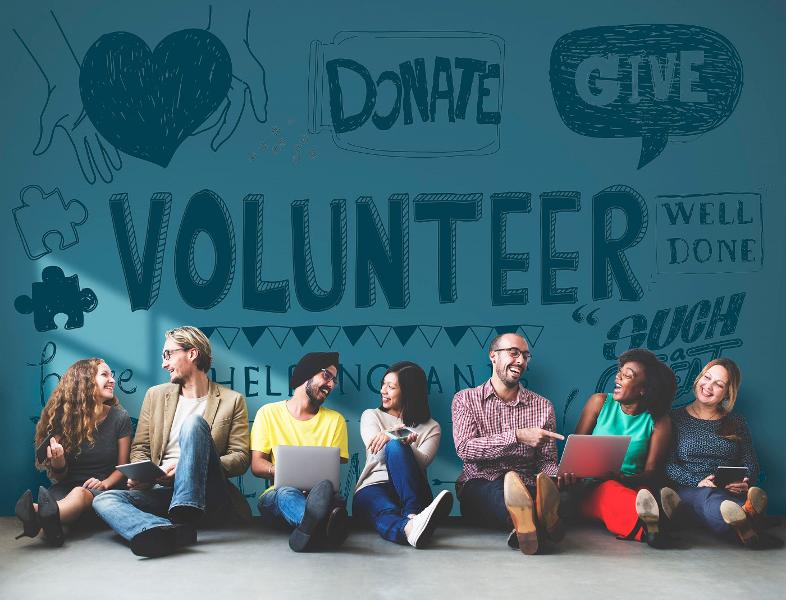 Volunteer Charity Helping Hands Give Concept